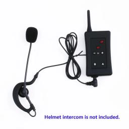 Full duplex em dois sentidos treinador de futebol juiz arbitro fone de ouvido comunicação árbitro para v6 v4 fbim capacete cabeças - Image 4