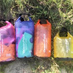 Saco seco impermeável, malote do bloco do armazenamento para nadar, trekking, rafting, canoagem, canoagem, rafting, sacos secos, trouxa, 2L, 5L, 10L, 15L, 20L - Image 3