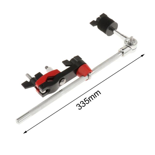 Suporte de Percussão Multifunções: Braço para Prato, Braçadeira para Bateria, Campanas e Cowbell