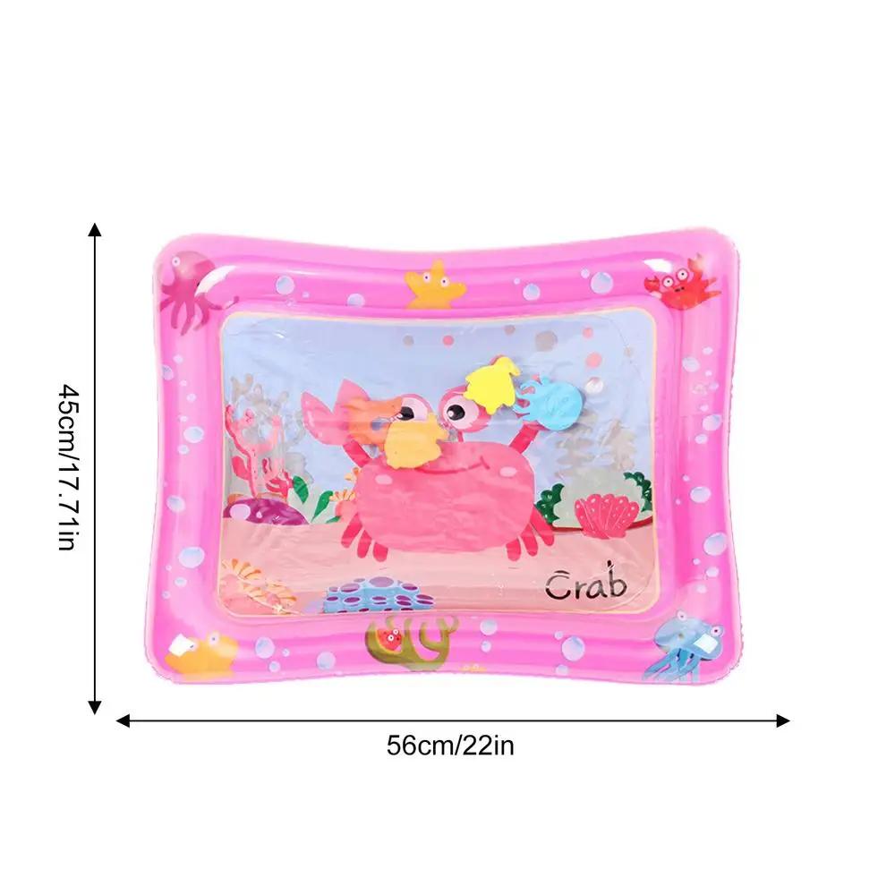 Tapete de água inflável espessado para pet, Playmat com peixe mar oceano tema, Brinquedo sensorial para gato e cachorro - Image 1