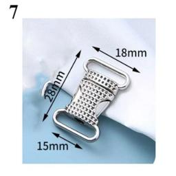 Liberação Lateral Fivela De Metal Para Pulseira Paracord, Clipe De Fivela Para Coleira De Animais De Estimação, Arnês, Sacos De Costura, Acessórios DIY, Fixador, 13-25mm, 1Pc - Image 6