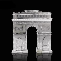 Triunfal arco-como 3d metal puzzle, corte a laser modelo kits, brinquedo diy para crianças - Image 6