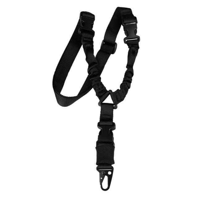 Sling Tático Ajustável 3 Pontos com Bungee para Rifles - Acessórios Ideais para Tiro, Caça e Caminhadas