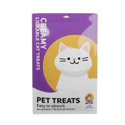 Grande capacidade Pet Food para gatinho, gato lanches, tiras cremosas molhadas, atum, salmão, frango, suprimentos para gatinho, 15g x 100 - Image 3