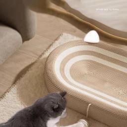 Oval Cat Scratcher Pads, 100% Sisal Cat Coçar Board, cama do gatinho, ninho Chew Toy, mordida resistente, Sharpen Nails Tool, Pet fornecimentos, Novo - Image 3