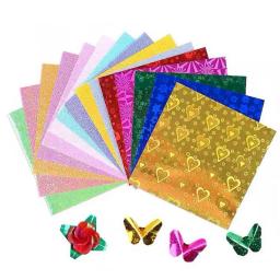 Origami recortes prático rebarba livre eco-friendly crianças glitter dobrável papéis para casa papel de cor crianças feito à mão - Image 2