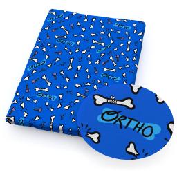 Tecido de algodão puro com ossos dentes impressos para DIY, material de poliéster para saúde enfermeira e médico, patchwork tecido, costura e quilting, bordado - Image 6
