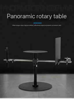 Plataforma De Tiro De Vídeo, Mesa De Fotografia Profissional, Cabeça Panorâmica, Plataforma Giratória, Studio Photo Booth, Rotação De 360 °, Novo - Image 2