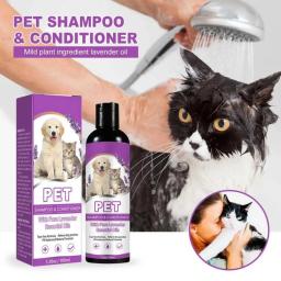 Calmante cão Shampoo cabelo macio Shampoo, hidratante ShampooProfessional Pet Natural Plant Shampoo, Pet Grooming Suprimentos - Image 4