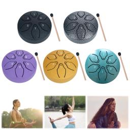 Tambor de Chuva Exterior e Exterior, Instrumento de Percussão, Instrumentos Musicais para Meditação Yoga, Presente Original, 3 em, 6 Notas - Image 1
