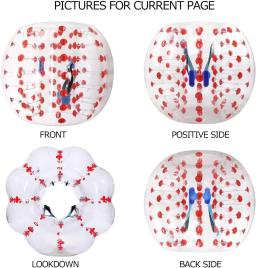 Esporte ao ar livre inflável zorb bola bolha futebol colisão impacto bola de ar pára-choques bolha futebol esportes festa liga construção - Image 4