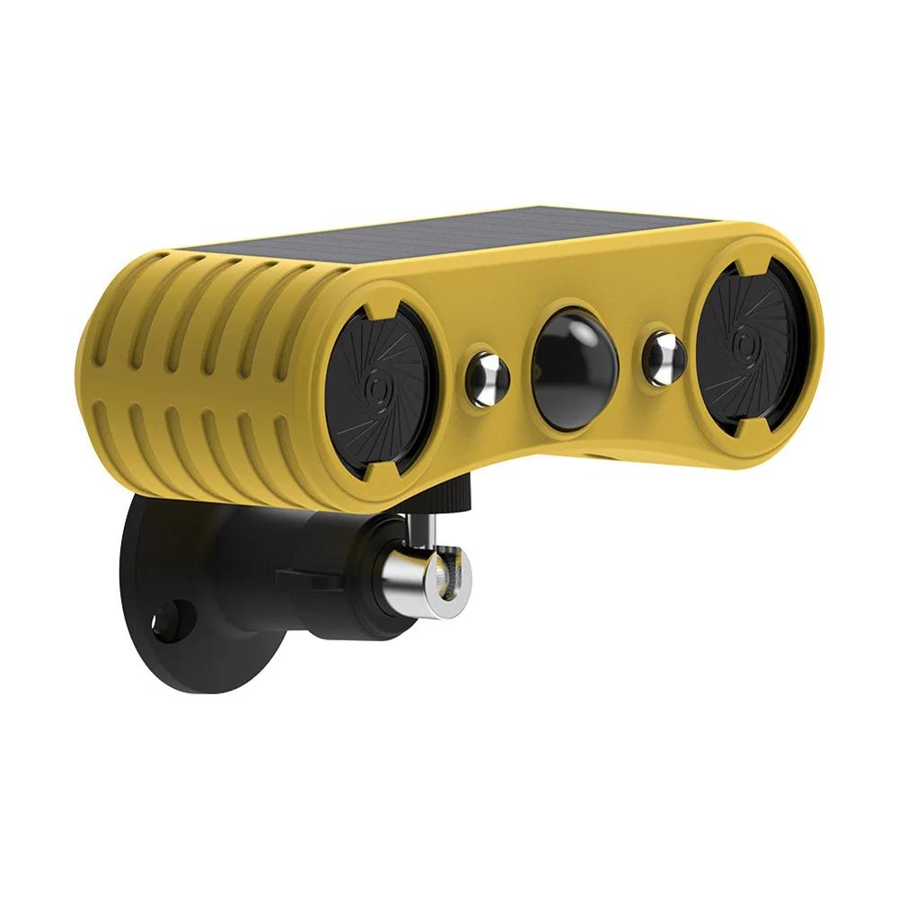 Solar Outdoor Infrared Induction Alarme, Alta Freqüência Detector Ultrasonic, Animal Repeller, Dog Latir, Fazendas, Jardim, 4 Modos - Image 1