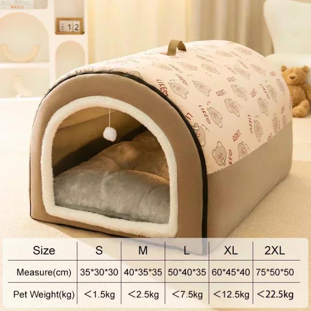 Canil Destacável e Lavável para Cães Grandes: Conforto e Estilo no Inverno