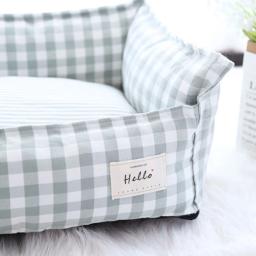 Cama de treliça macia para animais, sofá-cama, cesta para cães pequenos e médios, almofada para cachorro, acessórios para animais - Image 5