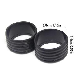 Raquete de tênis Grip, anel elástico, Fix Overgrip, flexível, protetor antiderrapante, envoltórios, ao ar livre, borracha fixa, acessórios, 2 pcs - Image 4