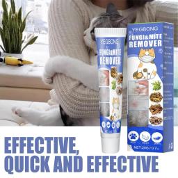Pomada de remoção de ácaros para animais, cães e gatos remoção do fungo, creme anti coceira, cuidados externos, micose - Image 3