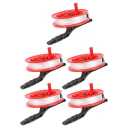 5 pçs enrolador de carretel de pipa 50m corda durável de alto impacto plástico linha de pipa enrolador acessório de controle profissional enrolamento - Image 5