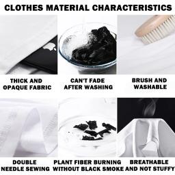 T-shirt de críquete masculino, tops pretos, roupas bonitas, plus size - Image 5