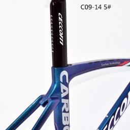 Quadro de carbono camaleão para bicicleta de estrada bb68, cor personalizada, freio em v, corrida de bicicleta de estrada - Image 5