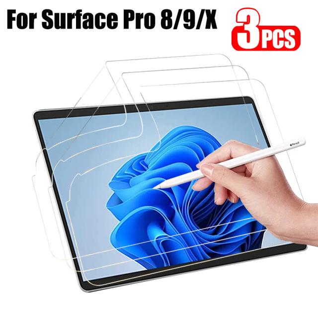 Protetor de Tela Touch Screen Antirreflexo Matte para Microsoft Surface Pro 4 a 9, Go 2 e X - Filme PET de Alta Qualidade