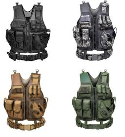 Ajustável Combate Body Armor Tactical Vest, Jaqueta de treinamento Airsoft, Molle Security Guard Coletes, Caça Do Exército, Ao ar livre, CS War Game - Image 6