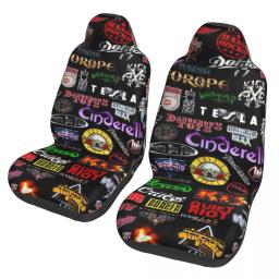 80s gothic rock band guitarra música capa de assento do carro personalizado impressão protetor frontal universal acessórios conjunto almofada - Image 3