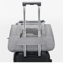 Novo saco de transporte para cães mochila lateral macia gato portadores de animais de estimação sacos de viagem para cães transporte aprovado pela companhia aérea para cães pequenos gatos de saída - Image 6