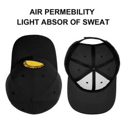 É hora do Taco! Boné de beisebol com capuz traseiro, chapéus elegantes para homens e mulheres - Image 3