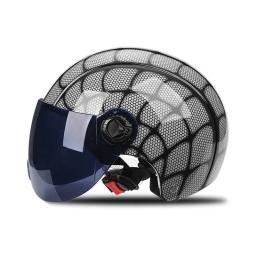 Capacete infantil para motociclismo, capacete de verão para meninos e meninas, capacete de ciclismo para esportes ao ar livre, quatro estações, tamanho ajustável 48-55cm - Image 4