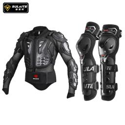 SULAITE-Jaqueta de Corpo Inteiro para Homens, Armadura, Joelheiras, Proteção da Coluna, Peito, Equipamento de Proteção, Armadura Corporal, Motocross - Image 2