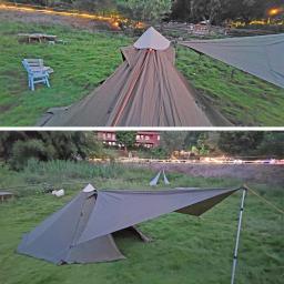 Conector Tenda para Tarp e Pyramid Tent, Outdoor Camping Acessório - Image 3