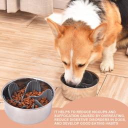 Tigela de alimentação lenta de silicone para cachorro, Ventosa forte, segura e macia, Alimentador firme, Novo - Image 2