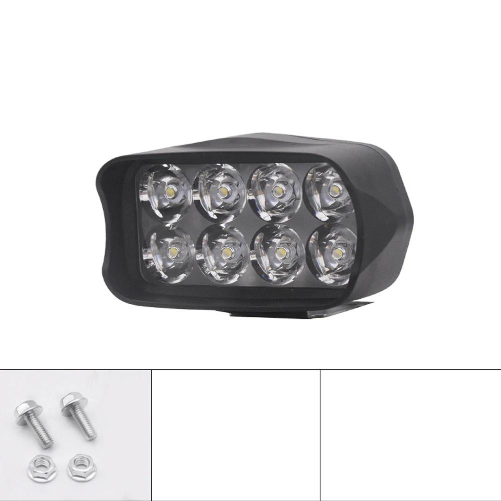 Farol LED para motocicletas e triciclos, Lâmpada super brilhante para veículos elétricos e triciclos, 12V-80V, 12W - Image 1