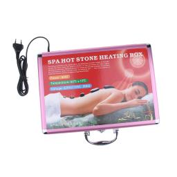 Spa Massagem Pedra Caixa Aquecedor, Estojo De Beleza, Aquecedor De Rocha Quente, Plug UE - Image 4