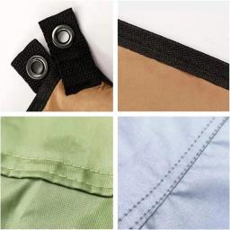Portátil dobrável acampamento ao ar livre abrigo pára-brisas à prova de vento à prova dwindproof água tenda para piquenique churrasco praia grande lona cercada - Image 6
