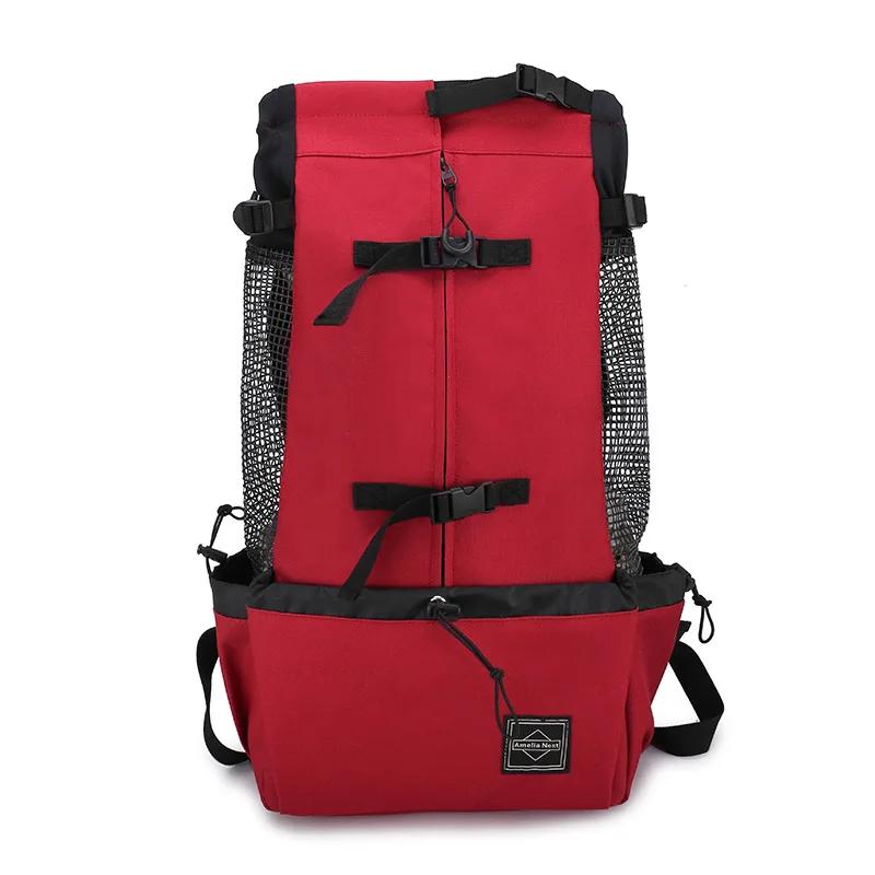 Forte náilon cão portador mochila para pequenos cães médios de alta qualidade respirável ciclismo mochila para viagens ao ar livre pet suprimentos - Image 5