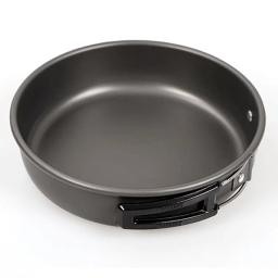 Frigideira antiaderente dobrável ao ar livre, Panela de acampamento plana, 18 20 22cm - Image 2