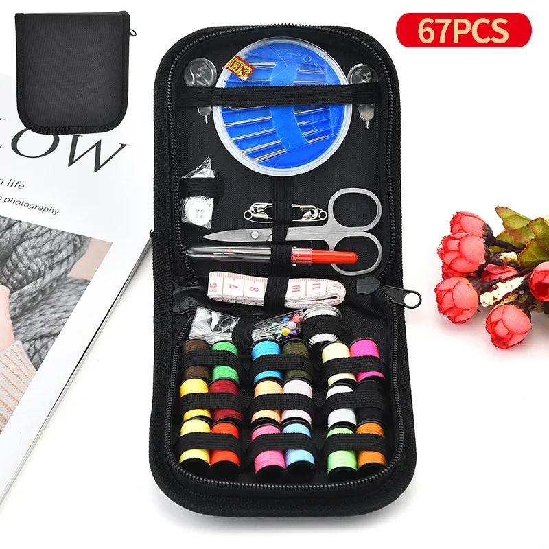 Kits de costura multifuncionais, conjunto de caixas para bordados manuais, organizador de roscas, suprimentos de costura, DIY Kits de ferramentas - Image 1
