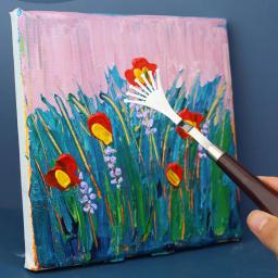 Faca de paleta de aço inoxidável, pintura a óleo, faca de textura alienígena, tinta acrílica, mistura de cores, artista artesanato - Image 2