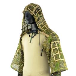 ROCOTACTICAL-Respirável Sniper Ghillie Suit, Woodland Mesh, Nylon, Fundação para a Caça, Airsoft Wargame, Viper Hood - Image 3