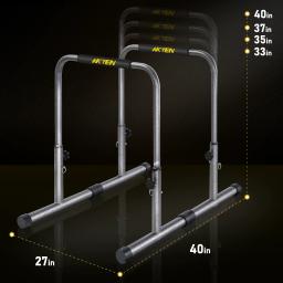 Barras Paralelas de Ginástica Portátil, Pull-Ups, Dip Stand Station, Home Fitness, Ginásio - Image 4