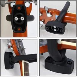 Suporte de parede para guitarra acústica, Peças de metal, Stand, Acessórios, Instrumento, Display Rack, Gancho, Cabides de parede, 2-10pcs - Image 2