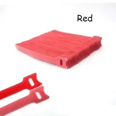 Prendedor Autoadesivo de Gancho e Laço de Nylon de 15cm Reutilizável para Organização de Cabos e Projetos DIY