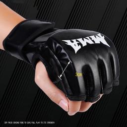 Luvas de Boxe Kick para Homens e Mulheres, PU, Karatê, Muay Thai, Luta Livre, Treinamento MMA Sanda, Adultos, Equipamentos Infantis - Image 4