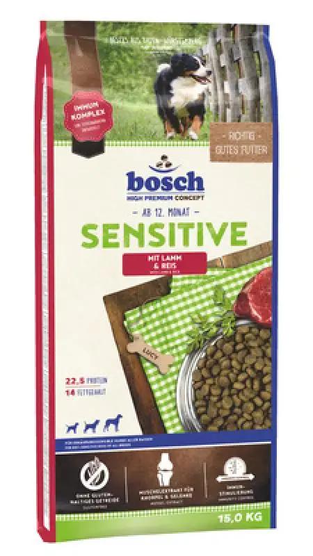 Alimento Seco Bosch para Cães com Alergias - Cordeiro e Arroz Sensível 15 kg