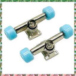 Esportes 2 peças dedo skate deck suporte peças de liga para mini dedo placa rolo skate scooter modelo, 2 peças dedo skateb - Image 1