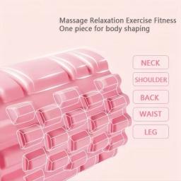 Rolo flutuante tridimensional de espuma de coluna de yoga oca para pilates yoga exercício fitness relaxamento massagem muscular vara clube - Image 5