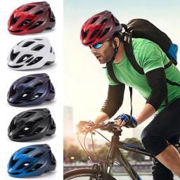 Capacete de bicicleta moldado integral ajustável de uma peça, capacete de bicicleta leve, 19 aberturas para skate, bicicleta de equilíbrio, equitação - Image 1