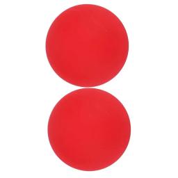 Bola vermelha do hóquei para crianças e pai, bolas do hóquei da rua com impacto visual forte para a prática individual - Image 1