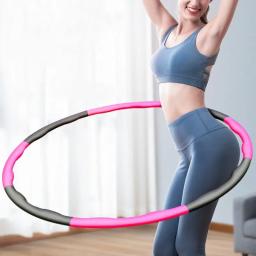 1 pçs 9/8/7 tubos yoga destacável pilates aro cintura exercício emagrecimento esportes aros construção do corpo massagem ginásio perda de peso aro - Image 1